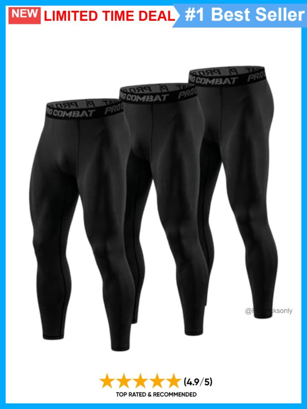 Men's Compression Pants Athletic Tights Base Layer Leggings Running Workout